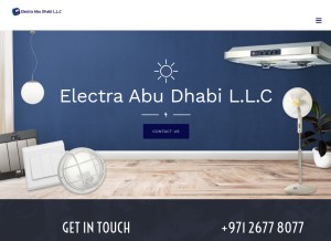 How electra.ae looks like on a tablet such as an iPad.