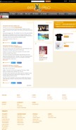 How elektra60.com looks like on a mobile device such as an iPhone.
