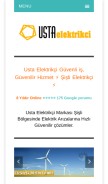 How elektrikcisisli.com looks like on a mobile device such as an iPhone.
