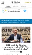 How elespanol.com looks like on a mobile device such as an iPhone.