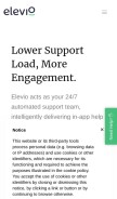 How elev.io looks like on a mobile device such as an iPhone.