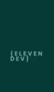 How elevendev.com looks like on a mobile device such as an iPhone.