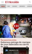 How elheraldo.hn looks like on a mobile device such as an iPhone.