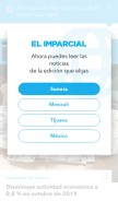 How elimparcial.com looks like on a mobile device such as an iPhone.