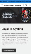 How elite-wheels.com looks like on a mobile device such as an iPhone.