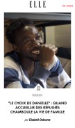 How elle.be looks like on a mobile device such as an iPhone.