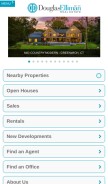 How elliman.com looks like on a mobile device such as an iPhone.