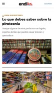 How elnuevodia.com looks like on a mobile device such as an iPhone.