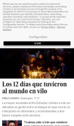 How elpais.com looks like on a mobile device such as an iPhone.