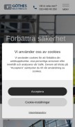How elslutbleck.com looks like on a mobile device such as an iPhone.