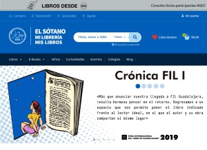 How elsotano.com looks like on a tablet such as an iPad.