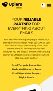 How emailmonks.com looks like on a mobile device such as an iPhone.