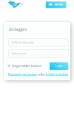 How emailn.de looks like on a mobile device such as an iPhone.