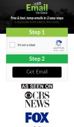 How emailondeck.com looks like on a mobile device such as an iPhone.