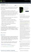 How emailverify.net looks like on a mobile device such as an iPhone.