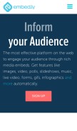How embed.ly looks like on a mobile device such as an iPhone.
