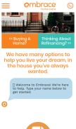 How embracehomeloans.com looks like on a mobile device such as an iPhone.