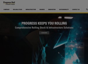 How emdiesels.com looks like on a tablet such as an iPad.