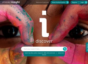 How emerald.com looks like on a tablet such as an iPad.
