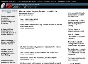 How emergencyemail.org looks like on a tablet such as an iPad.
