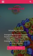 How emergentbiosolutions.com looks like on a mobile device such as an iPhone.