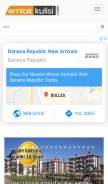 How emlakkulisi.com looks like on a mobile device such as an iPhone.