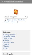 How emojipedia.org looks like on a mobile device such as an iPhone.
