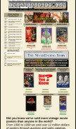 How emovieposter.com looks like on a mobile device such as an iPhone.