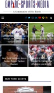 How empiresportsmedia.com looks like on a mobile device such as an iPhone.