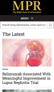 How empr.com looks like on a mobile device such as an iPhone.