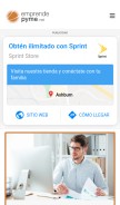 How emprendepyme.net looks like on a mobile device such as an iPhone.