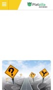 How emprender-facil.com looks like on a mobile device such as an iPhone.