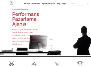 How emreaksu.com looks like on a tablet such as an iPad.