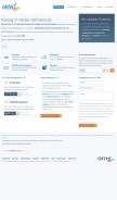 How emsnet.de looks like on a mobile device such as an iPhone.