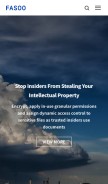 How en.fasoo.com looks like on a mobile device such as an iPhone.