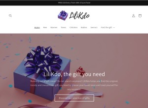 How en.lilikdo.com looks like on a tablet such as an iPad.