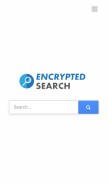 How encryptedsearch.org looks like on a mobile device such as an iPhone.