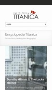 How encyclopedia-titanica.org looks like on a mobile device such as an iPhone.