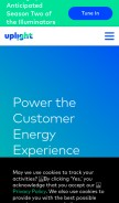 How energysavvy.com looks like on a mobile device such as an iPhone.