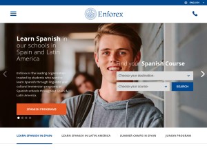 How enforex.com looks like on a tablet such as an iPad.