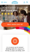 How engie-electrabel.be looks like on a mobile device such as an iPhone.