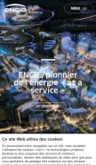 How engie.com looks like on a mobile device such as an iPhone.