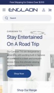 How englaon.co.nz looks like on a mobile device such as an iPhone.