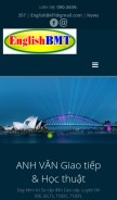 How englishbmt.com looks like on a mobile device such as an iPhone.