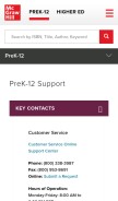 How engrade.com looks like on a mobile device such as an iPhone.