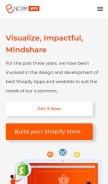 How enormapps.com looks like on a mobile device such as an iPhone.