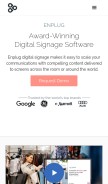 How enplug.com looks like on a mobile device such as an iPhone.
