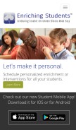 How enrichingstudents.com looks like on a mobile device such as an iPhone.