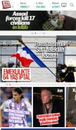 How ensonhaber.com looks like on a mobile device such as an iPhone.