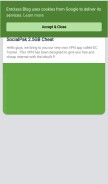 How entclassblog.com looks like on a mobile device such as an iPhone.